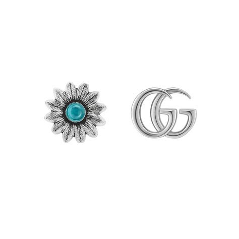 gucci double g earrings|gucci interlocking earrings silver.